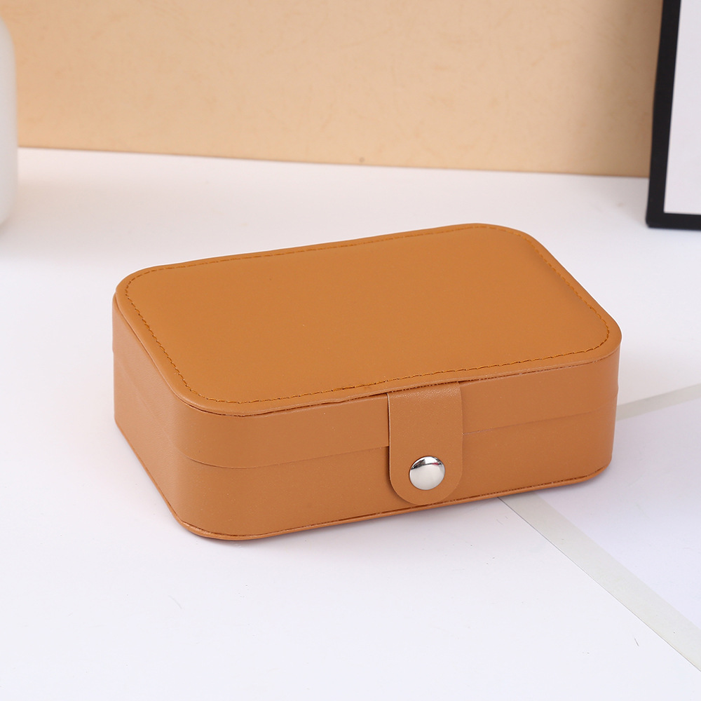 Hot-selling portable, compact and large-capacity jewelry storage box, anti-oxidation travel necklace, earrings, ring, jewelry box, jewelry bag storage box pic 10