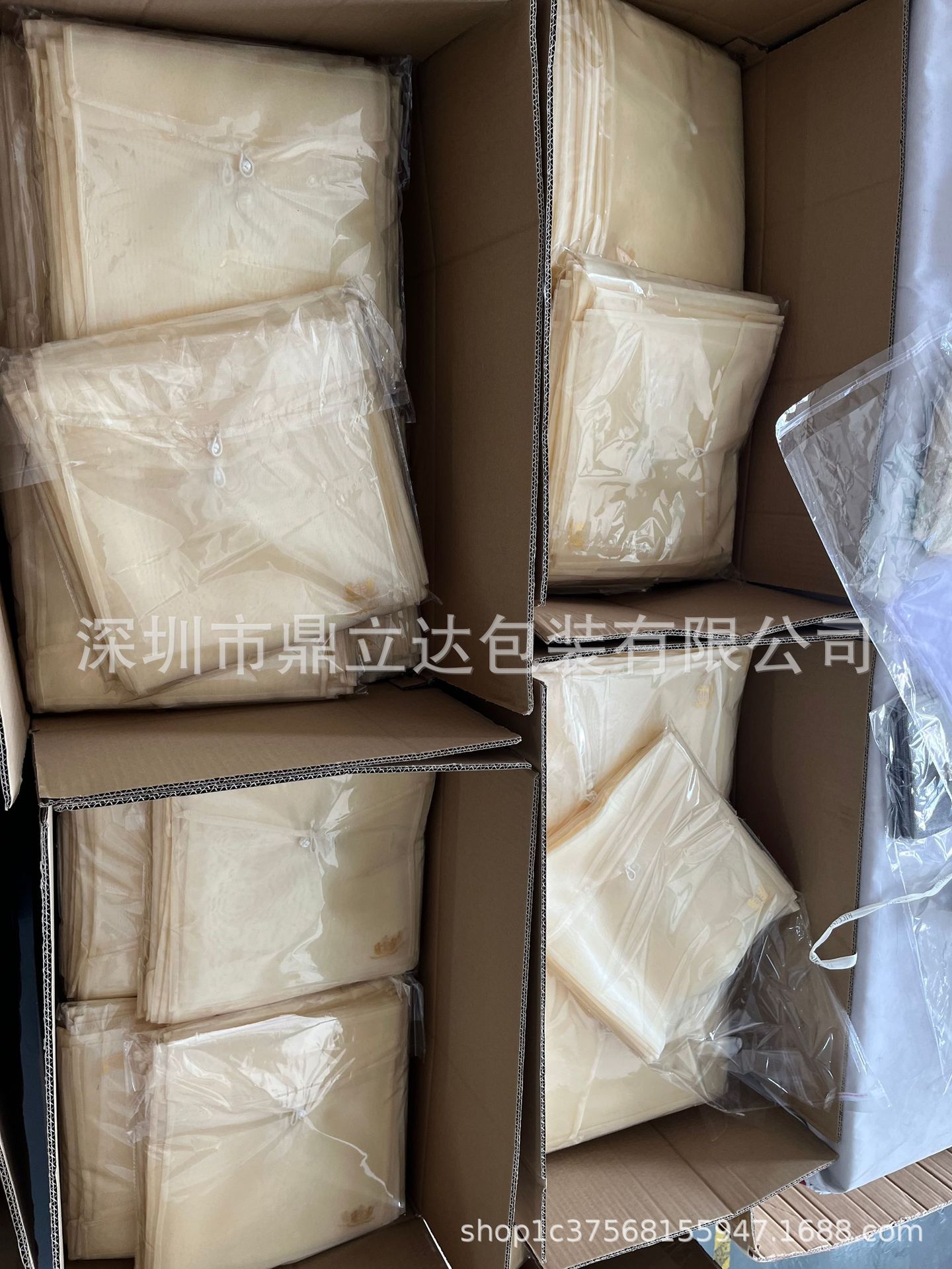 现货白色加密欧根纱束口袋10*13CM干花谷子种子收纳包装袋纱袋子详情22