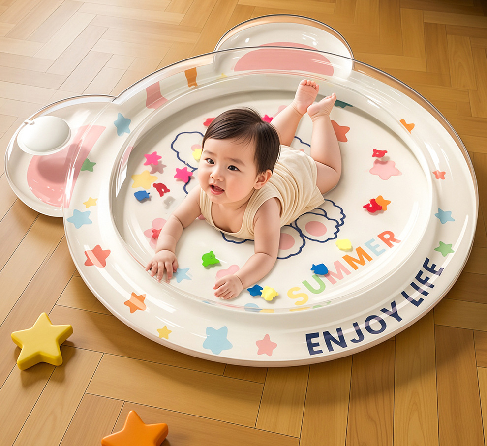 跨境婴儿充气拍拍水垫海洋生物游泳圈爬爬垫坐垫儿童拍拍垫批发详情2