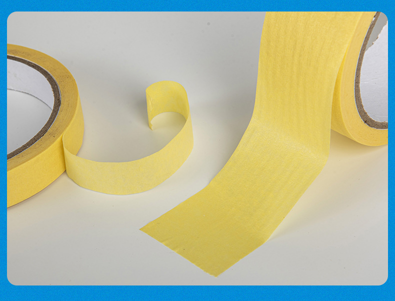 High-viscosity masking tape, full box wholesale, masking tape for decoration, grouting, spray painting, masking, car repair, edge sealing, 20m masking tape pic 13