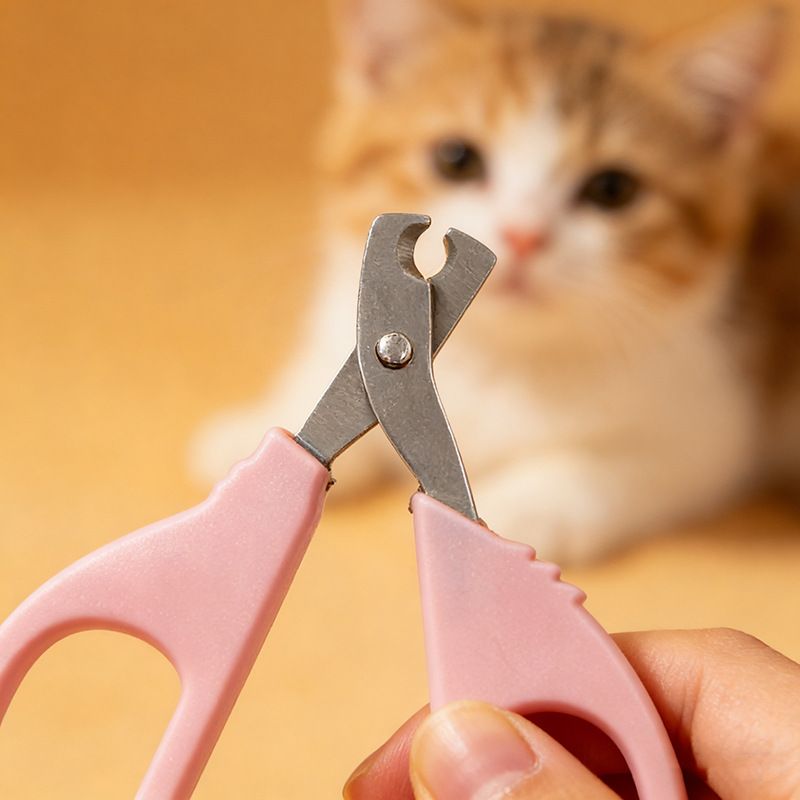 不锈钢宠物指甲剪小狗猫咪小型犬宠物指甲钳猫咪专用美容指甲刀详情2