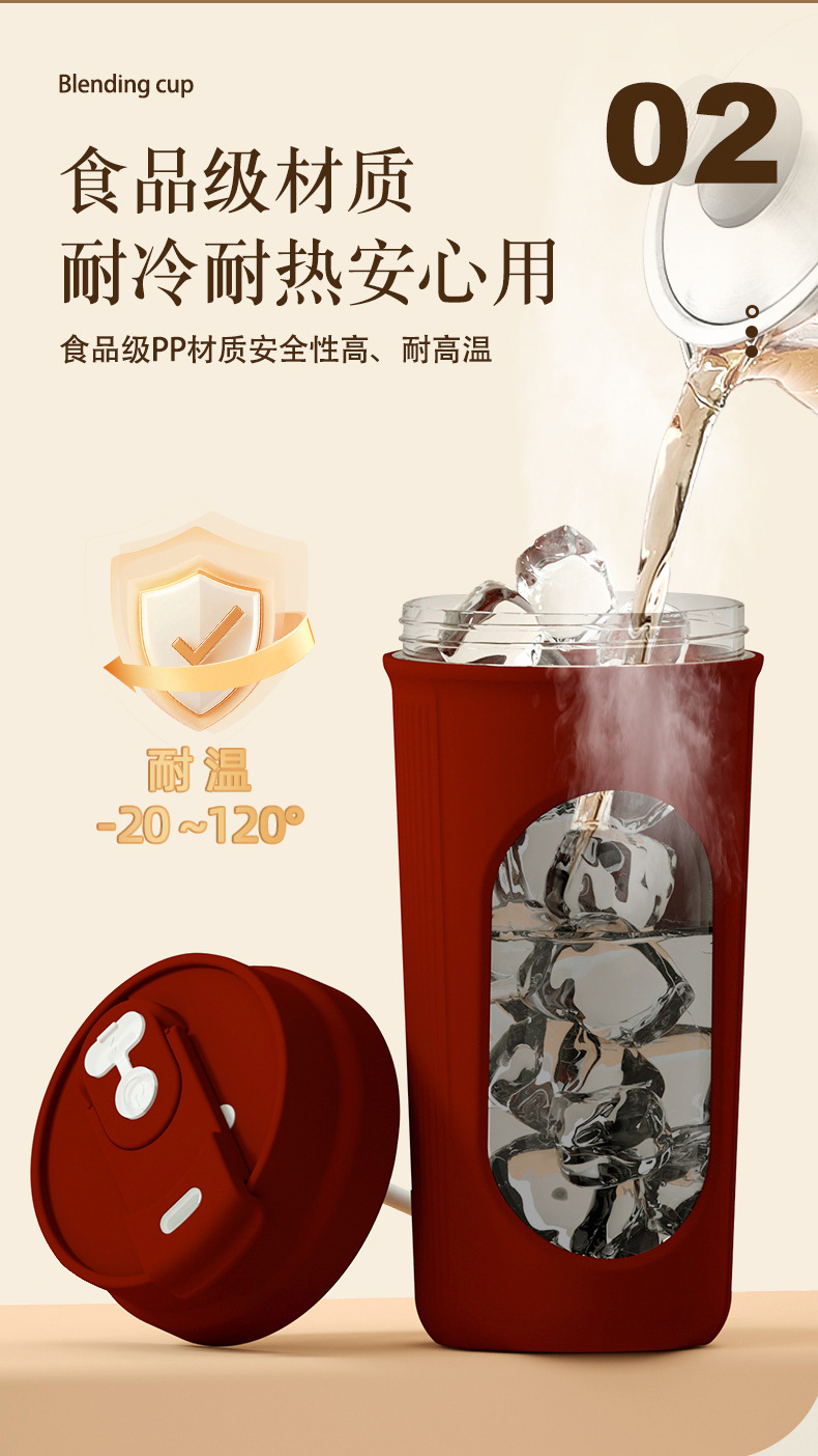 自动搅拌杯一键搅拌咖啡奶粉摇摇杯食品级材质健身水杯便携智能详情8