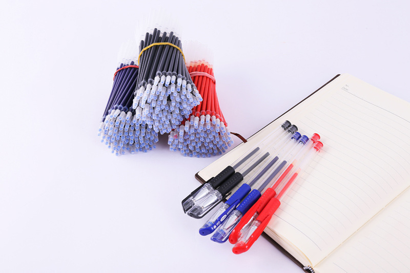 文具欧标中性笔办公黑色签字笔0.5mm子弹头学习用品批发学生水笔详情14