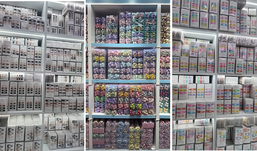 义乌地摊头发饰品2元文具店批发网红女宽边镶钻高颅顶发箍头箍G21详情3