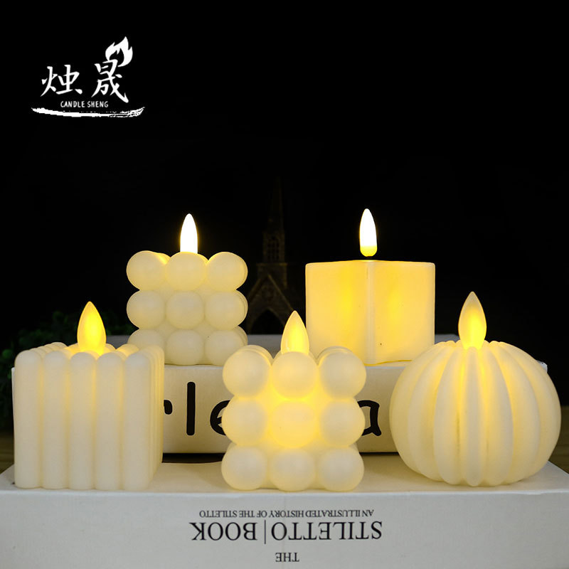 Nordic creative, simple and retro candlestick, wind lamp, garden, wedding decoration, electronic products, portable candle lamp pic 24