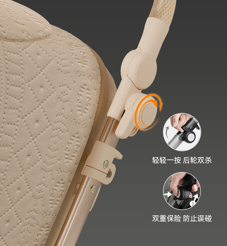 ubestV3 baby stroller, a lightweight bidirectional baby stroller that can be used for sitting or lying down, is foldable and portable pic 30