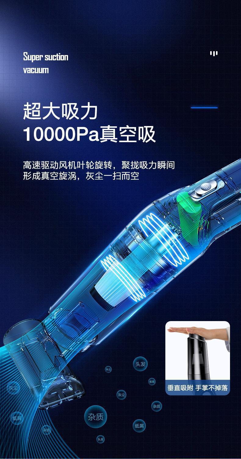 Cross-border wholesale of car vacuum cleaners, wireless car vacuum cleaners, household handheld high-power suction mini vacuum cleaners pic 4