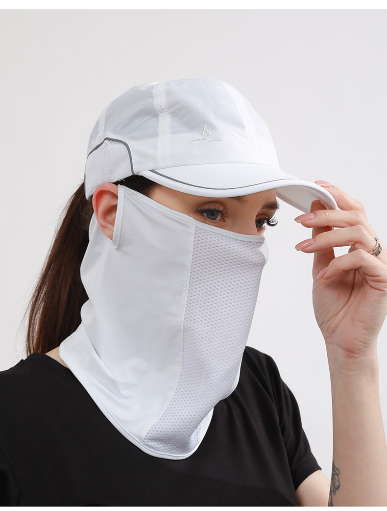 夏季冰丝面罩透气薄款户外防晒口罩女高尔夫运动防紫外线骑行围脖详情14