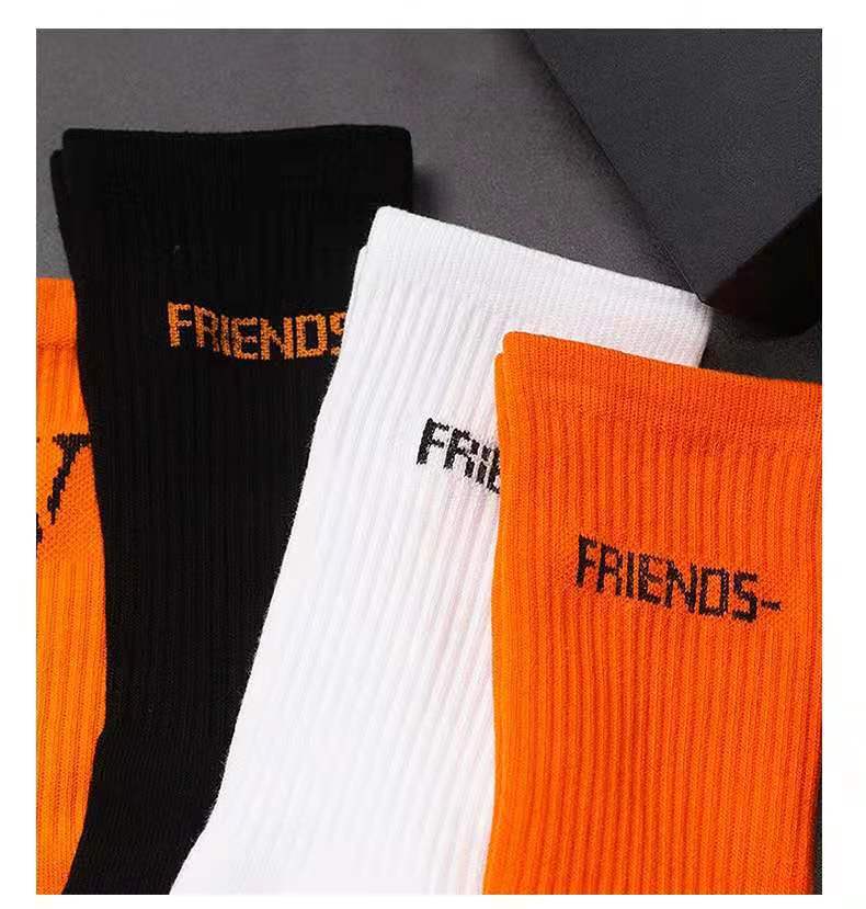 秋冬季时尚全棉防臭吸汗男士潮流袜子夏季学院风纯棉中筒运动袜子详情7