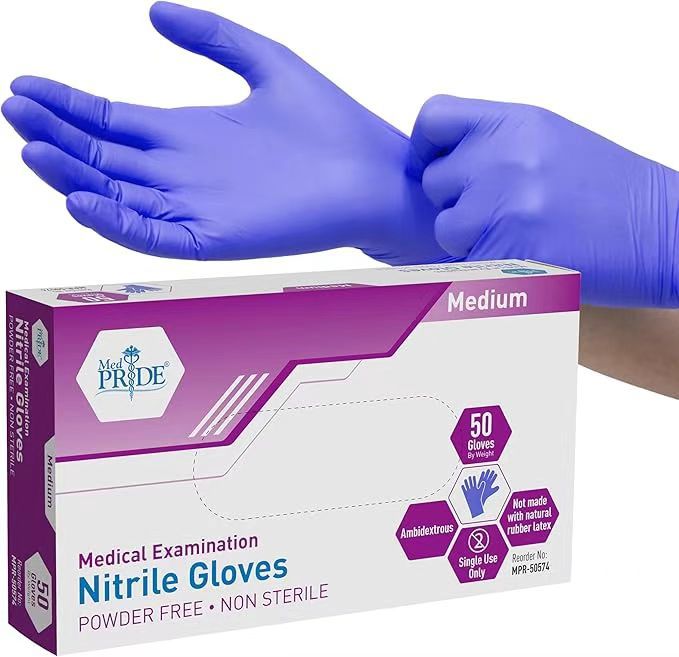 Nitrile gloves加厚可防油防水防滑丁晴一次性家用日用高弹丁腈手详情14