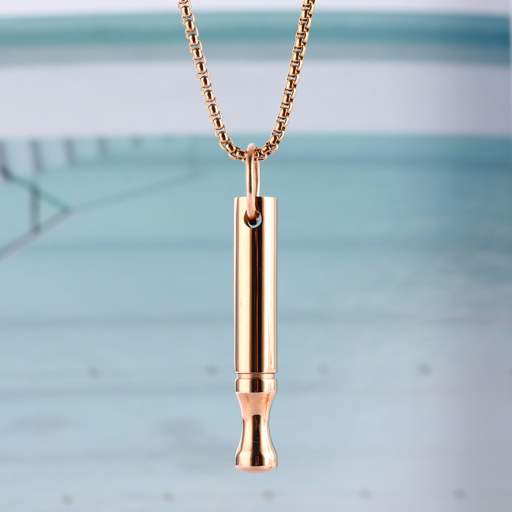 跨境冥想呼吸解压吊坠项链冥想小蛮腰圆管口哨东莞厂家正念饰品详情25