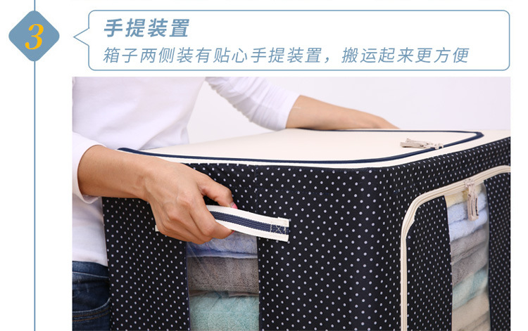 Oxford cloth storage and organization box, extra-large clothing storage box, folding storage box, hundred-meter box, foreign trade storage box pic 24