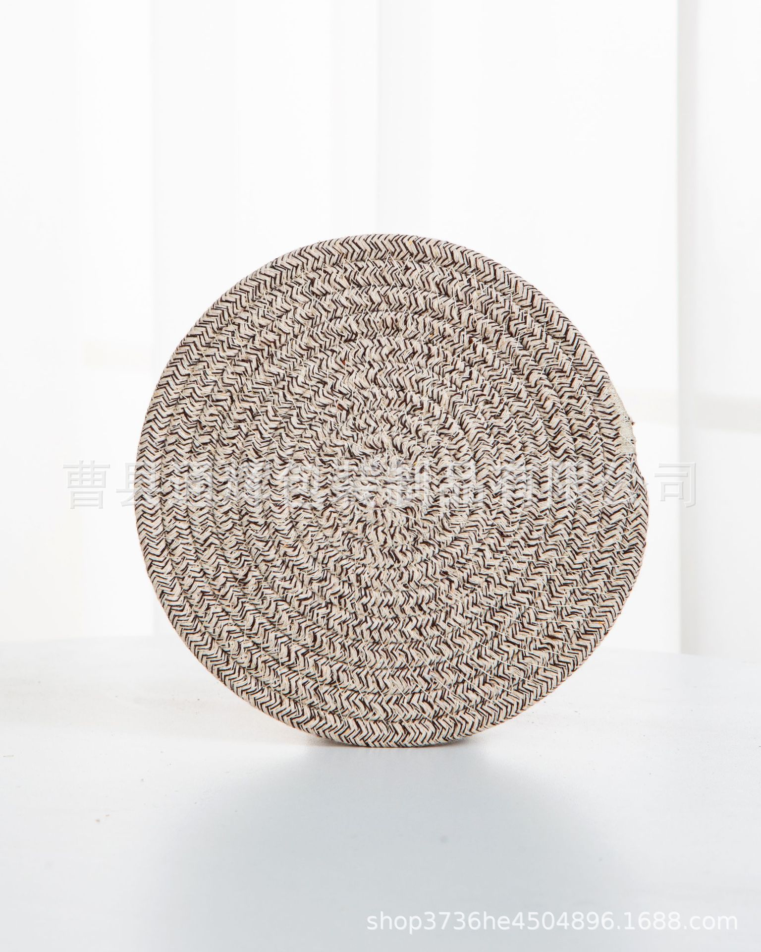 碗垫隔热餐垫圆形麻编织杯垫隔热盘垫装饰道具垫子家用防烫锅垫详情1