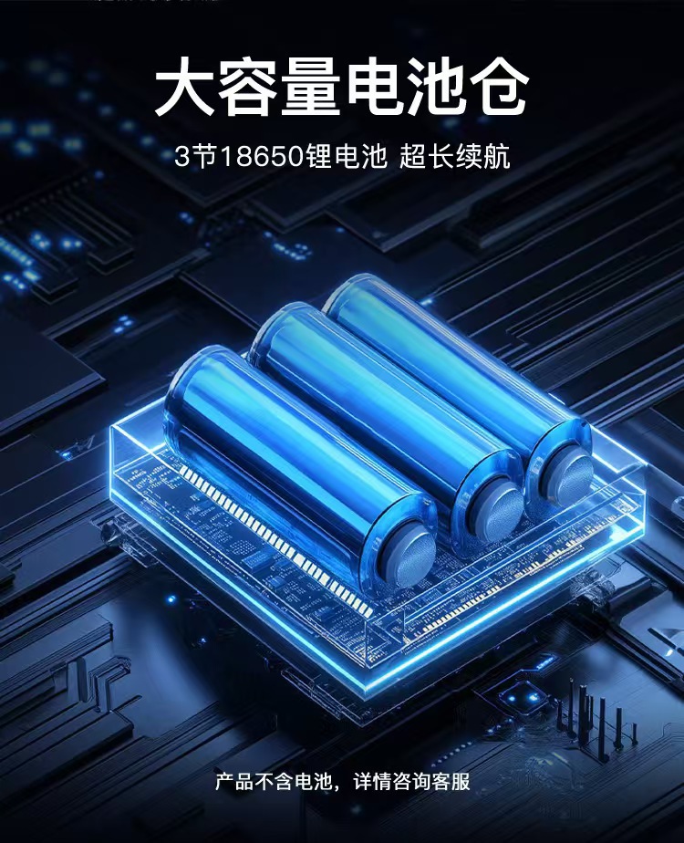 跨境新款白激光强光头灯USB充电户外变焦远射头灯东背部红光警示L详情11