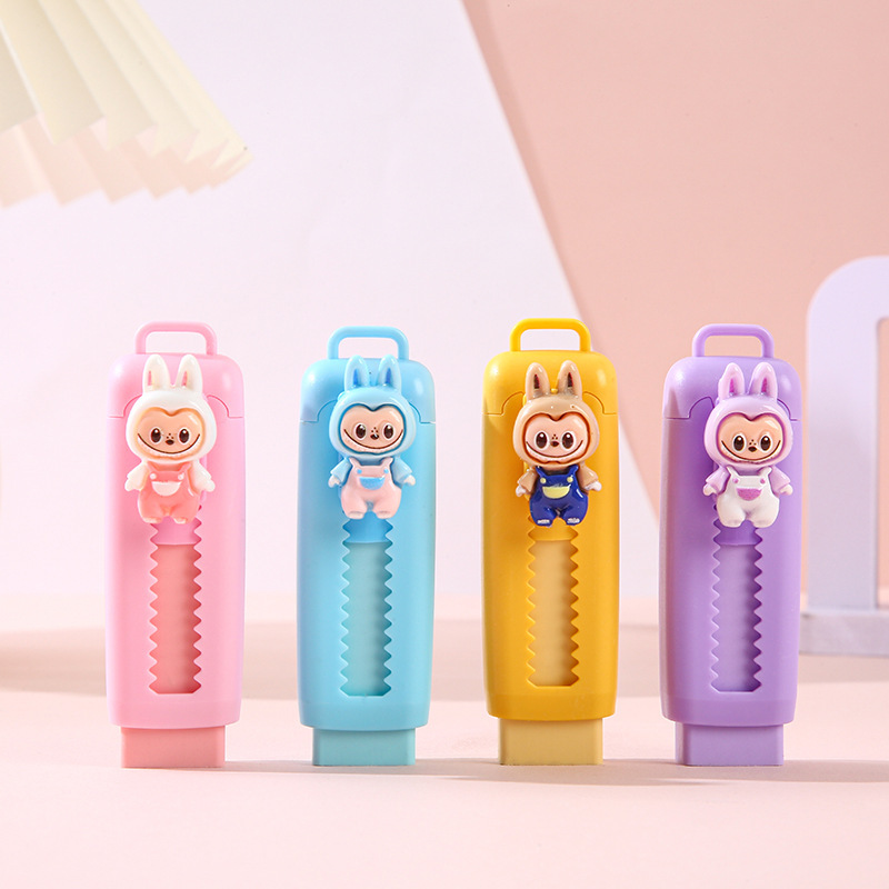 儿童节卡皮巴拉创意橡皮擦高颜值学习办公绘图橡皮不留痕厂家批发详情5