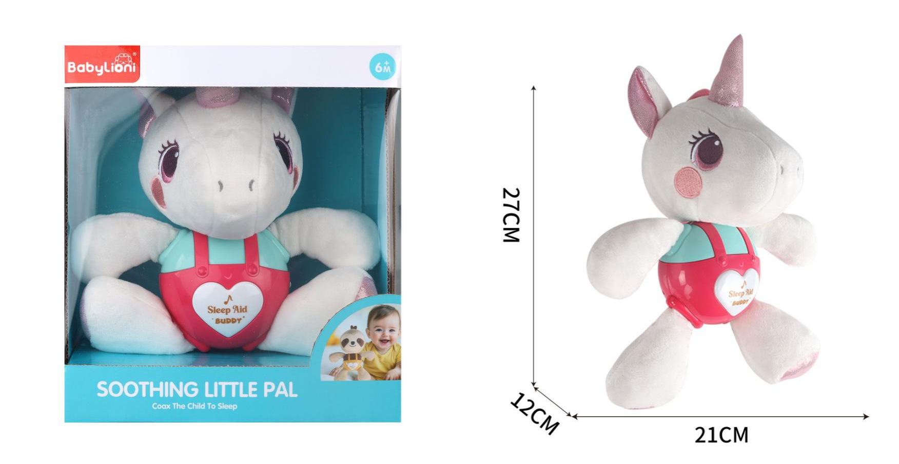 Cross-border infant and toddler audio-visual shaking music soothing doll educational early education plush fabric doll gift mascot pic 9