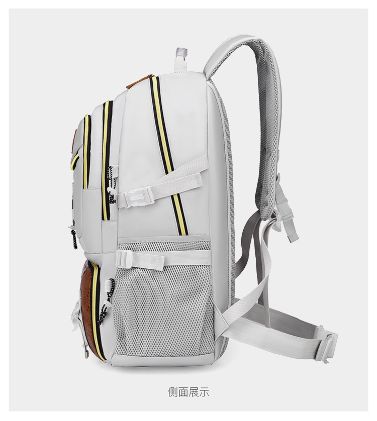 New high-appearance level casual backpack, large-capacity high-end travel bag, hiking bag, Oxford fabric backpack pic 24