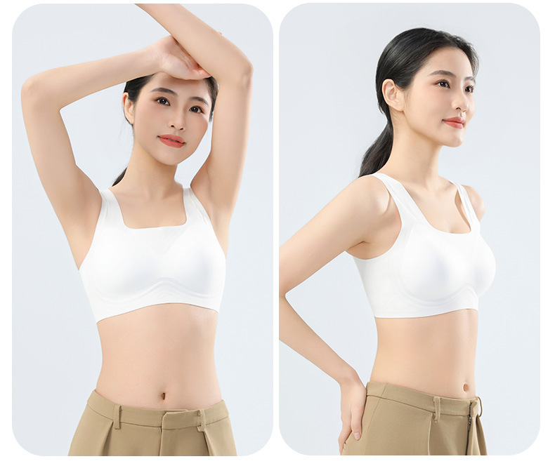 无痕内衣夏季薄款舒适透气大胸显小无钢圈内衣女聚拢女士文胸胸罩详情19