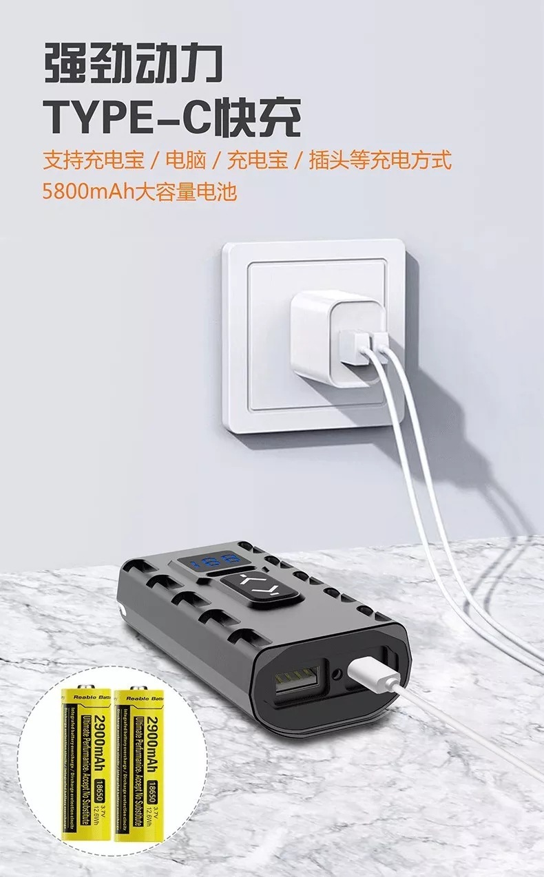 2024 Yaqi Cross-border New three-light bicycle lamp cycling equipment accessory, high-brightness with battery level display and high and low beam pic 7