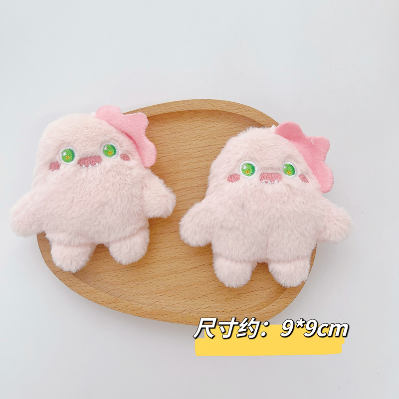 ins可爱卡通毛怪胸针毛绒小怪兽书包钥匙配饰玩偶diy围巾手工辅料详情7