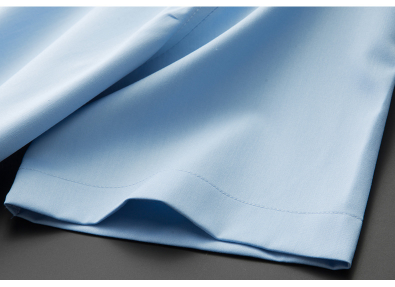 Modal short-sleeved shirt for men, summer stretch wrinkle-free business casual top, new summer commuter shirt pic 34