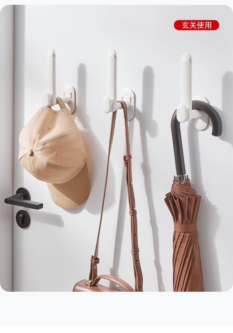 Non-perforated curtain fixator, non-perforated buckle, bath curtain, wall hook, binding strap, hook, door curtain storage and folding pic 11