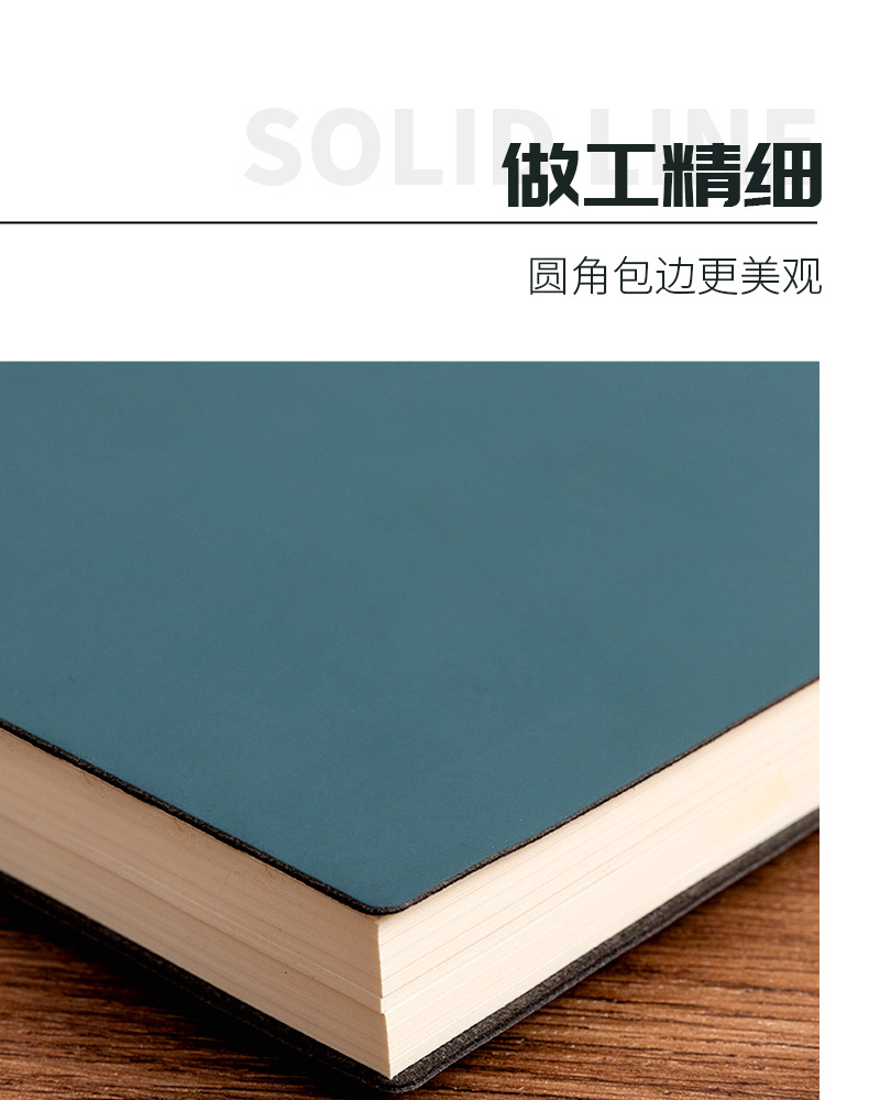 Thickened A5 notebook set custom logo business B5 meeting record book PU sheepskin notebook wholesale pic 18