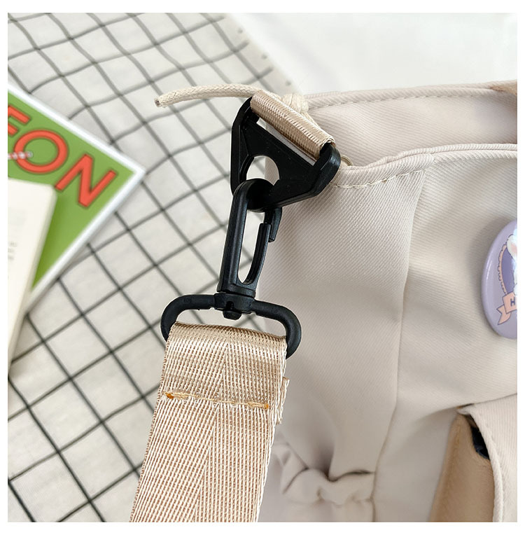 书包女ins森系单肩包学生帆布包清新简约斜挎包大容量装书手提袋详情9