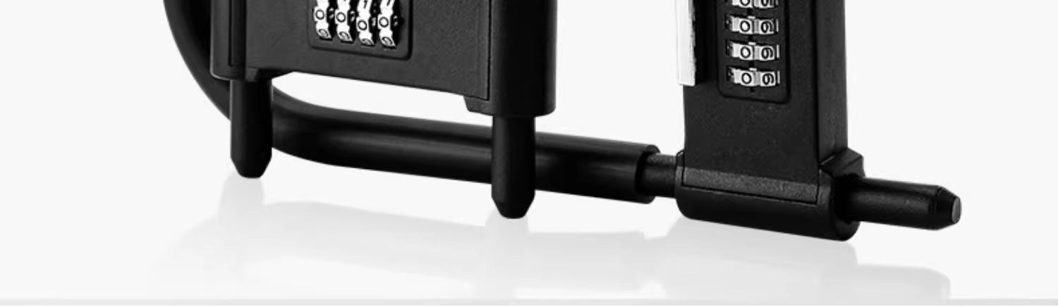 【 Free Shipping 】 Combination lock, padlock, glass door lock, U-shaped lock, waterproof and rust-proof lock, household extended insert lock, anti-theft pic 3