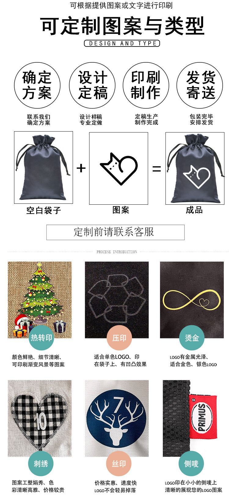 欧根纱烫金首饰包装袋抽绳收纳束口礼品纱袋星星月亮图案现货批发详情10