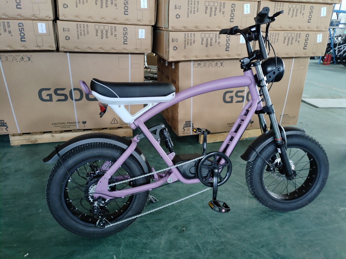 New energy smart ebike, fat tire lithium battery-assisted bicycle, electric snowmobile, off-road beach buggy pic 3