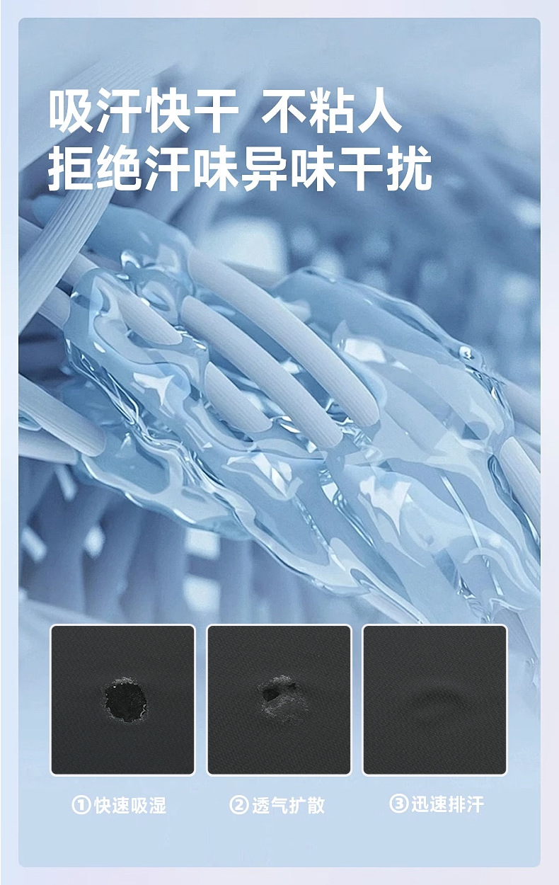 夏季新款真冰丝短袖男士夏季薄款户外运动休闲速干衣男运动短袖T详情10