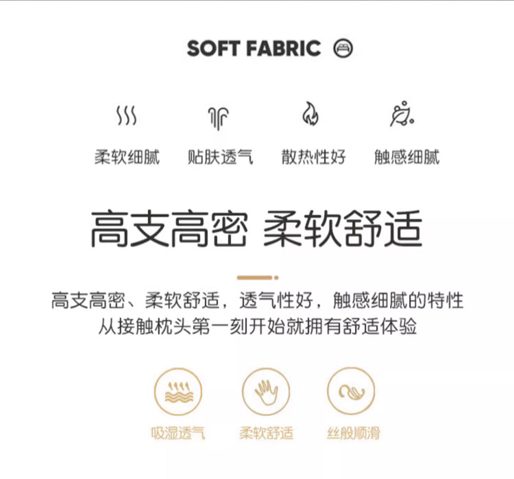 Factory direct sales of anti-bow latex drawstring neck pillows, rectangular household pillows, sleep pure cotton pillow cores, pair of pillow cores pic 7
