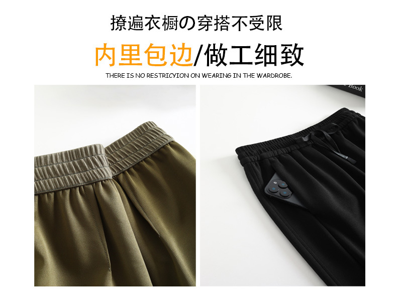 砂洗雅赛尔天丝夏季女薄款2025新款窄版宽松显瘦软糯垂感直筒裤详情15