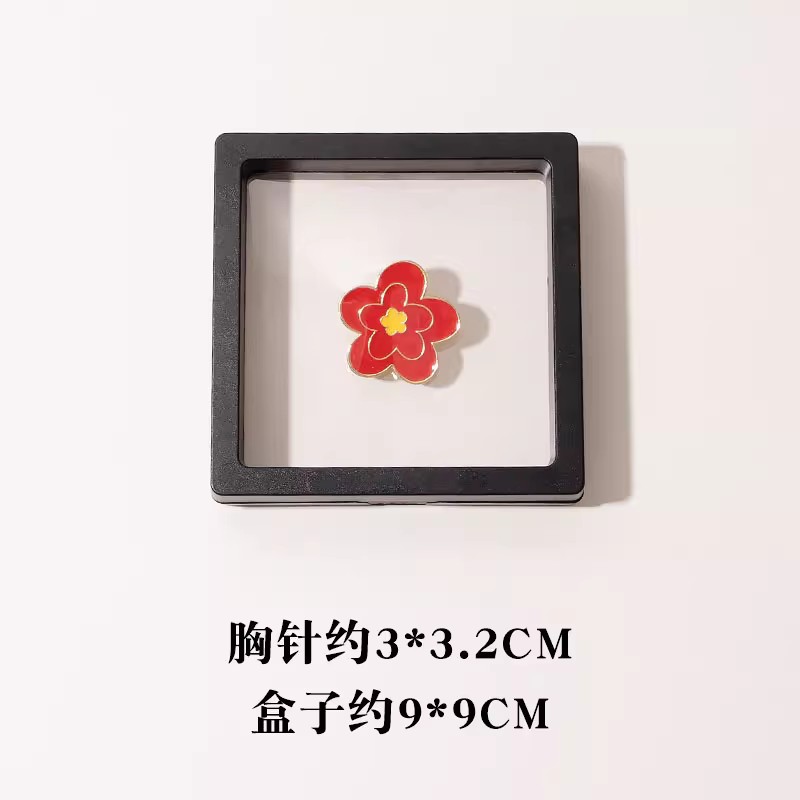 和平鸽胸针期待和平小红花女学生徽章颁奖状别针衣服围巾胸花配饰详情9