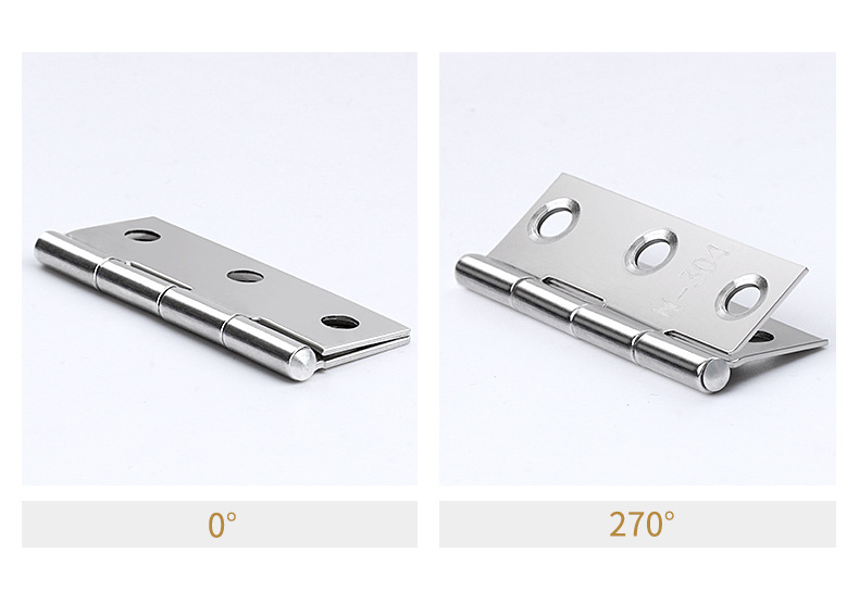 不锈钢小合页1寸家具橱门窗平开合页木箱礼品盒折叠铰链五金配件详情6