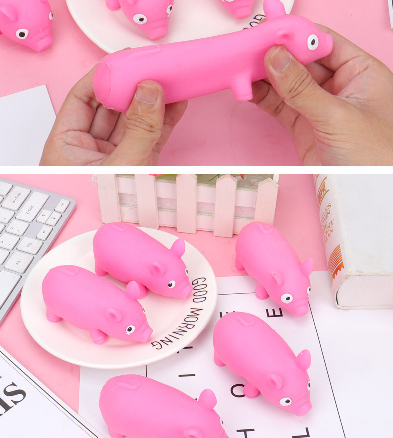 Stress-relieving magic tool, stress-relieving toy Pig Kneading Joy, cute and playful Little pig, the same style as Douyin, boring Lala Pig pic 11