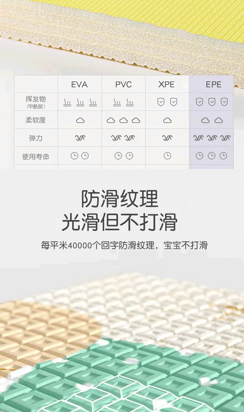 宝宝爬行地垫垫子加厚号爬行垫爬爬垫子儿童泡沫婴儿无甲醛软详情7