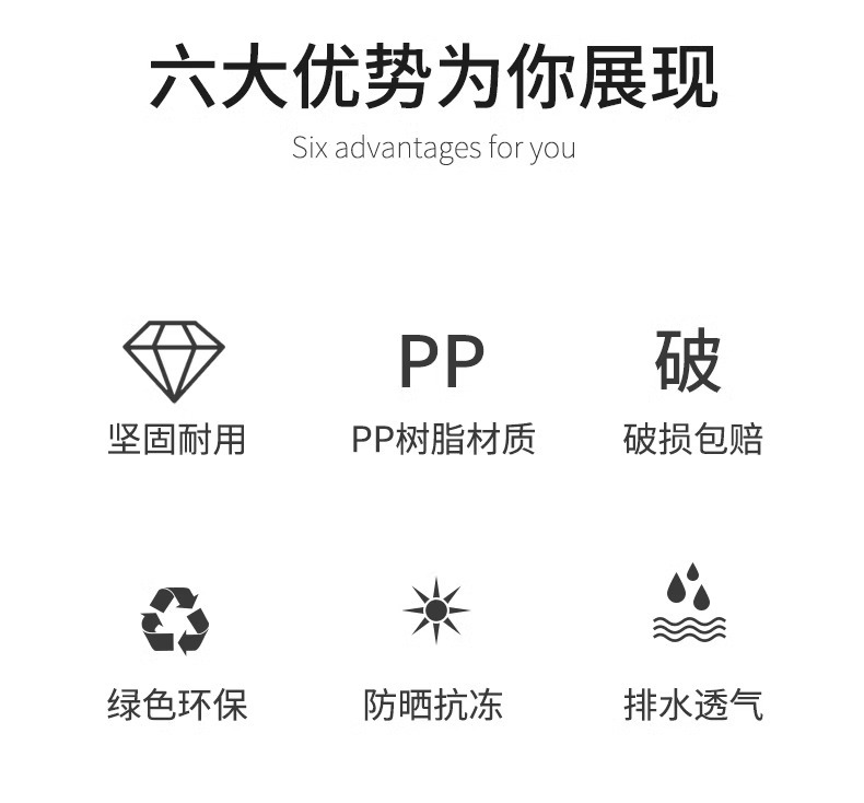 阳台花盆种菜盆长方形一件起批种菜霍伦盆蔬菜塑料长条花盆种植盆详情3