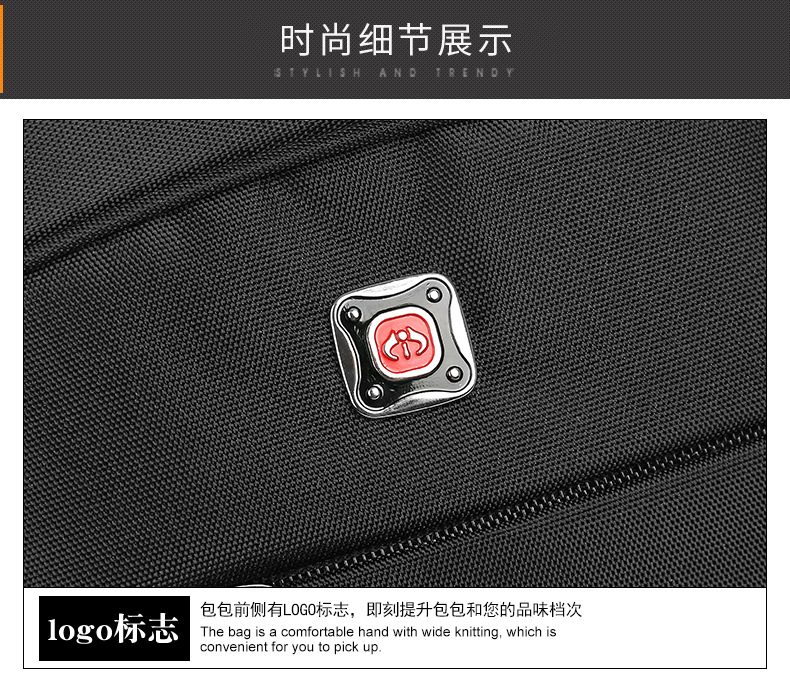 A versatile Oxford cloth student backpack for both men and women, a large-capacity business commuting computer bag for outdoor travel pic 20