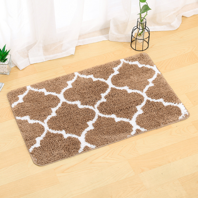 Factory direct sales, wholesale for foreign trade, super-fine fiber bathroom, bedroom and living room floor MATS, water-absorbing, anti-slip, simple fabric, comfortable and skin-friendly pic 8