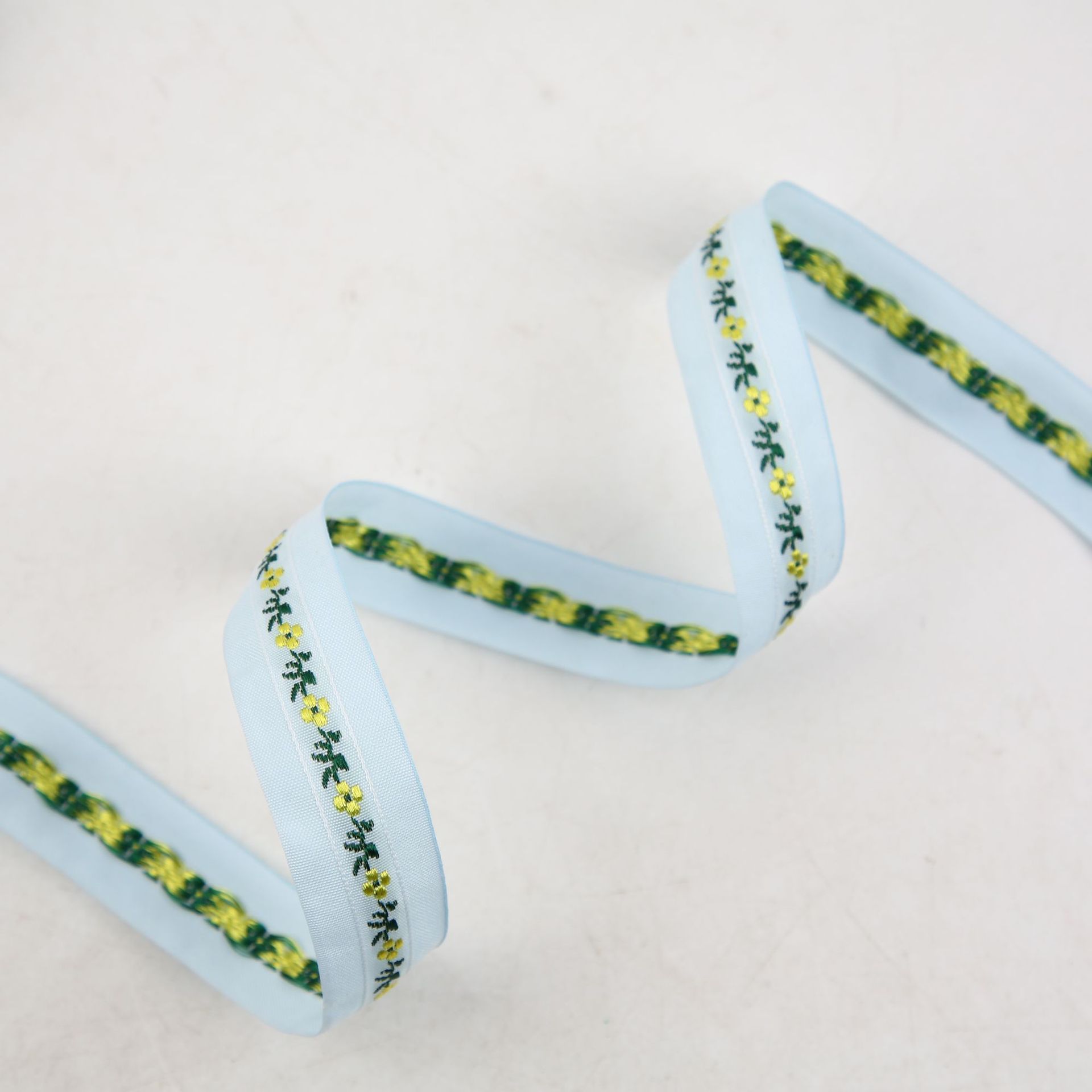 2.3cm primavera estilo primavera estilo étnico bordado jacquard cinturón hecho a mano DIY arcos correas accesorios para el pelo clips para el pelo zapatos y sombreros pic 10
