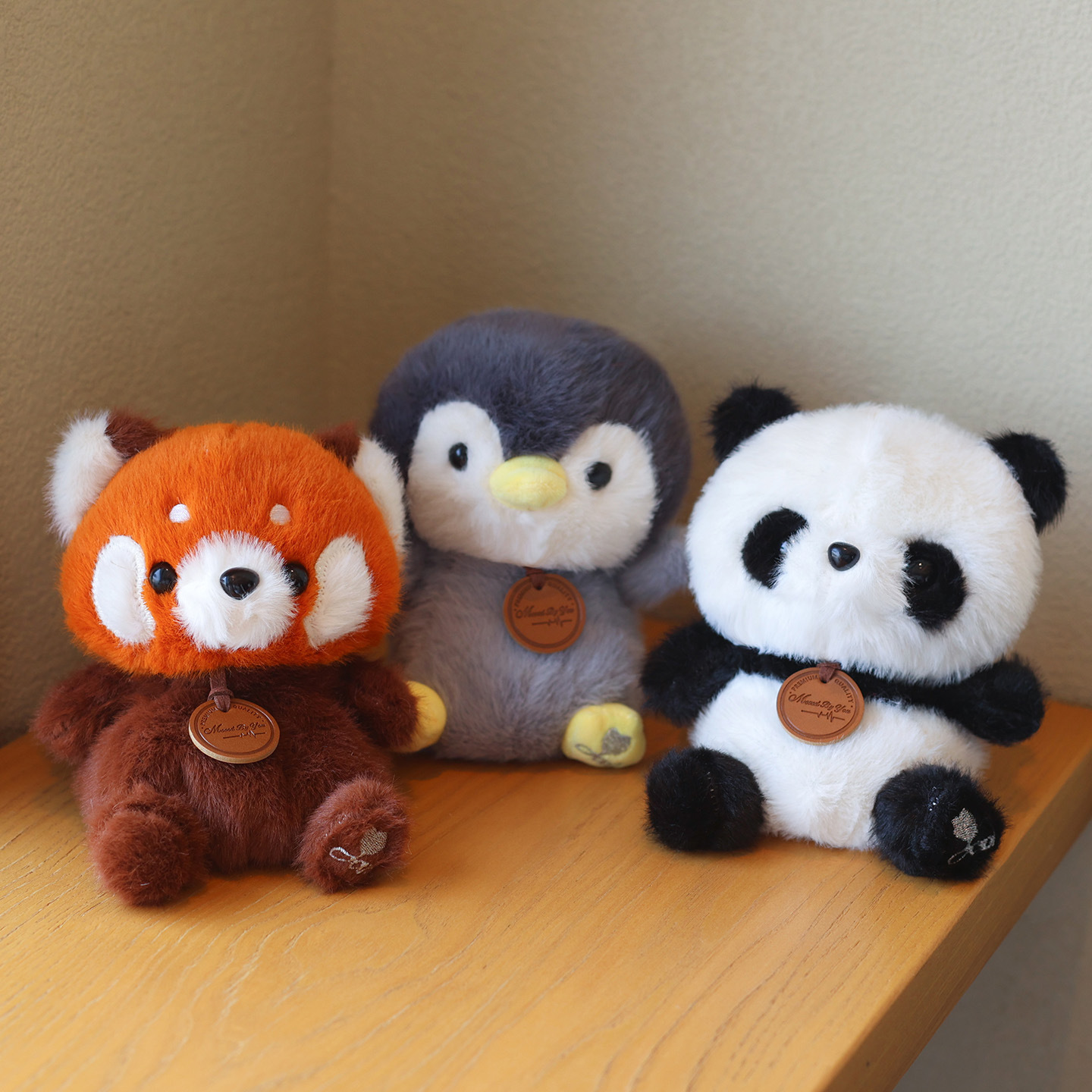 成都基地小熊猫毛绒挂件企鹅熊猫动物包包钥匙扣玩偶礼物可爱公仔娃娃详情3