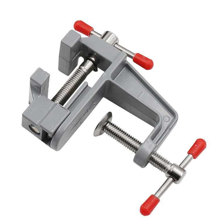 Mini aluminum alloy table vise DIY tools, mini table vise, bench vise, table vise, small bench vise fixing tools pic 5