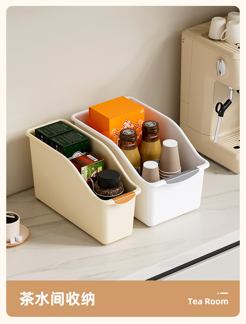 橱柜收纳盒滚轮盒厨房缝隙杂物零食调料篮抽屉式杂物分类整理筐详情11