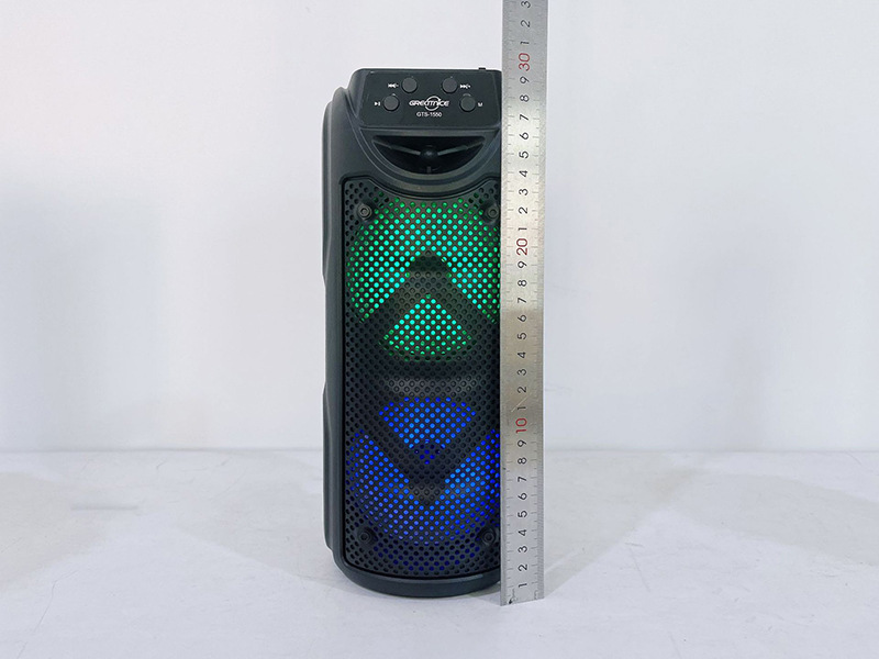 GTS-1550Temu Cross-border Special price outdoor portable Bluetooth speaker, wireless handheld color light high-volume speaker pic 3
