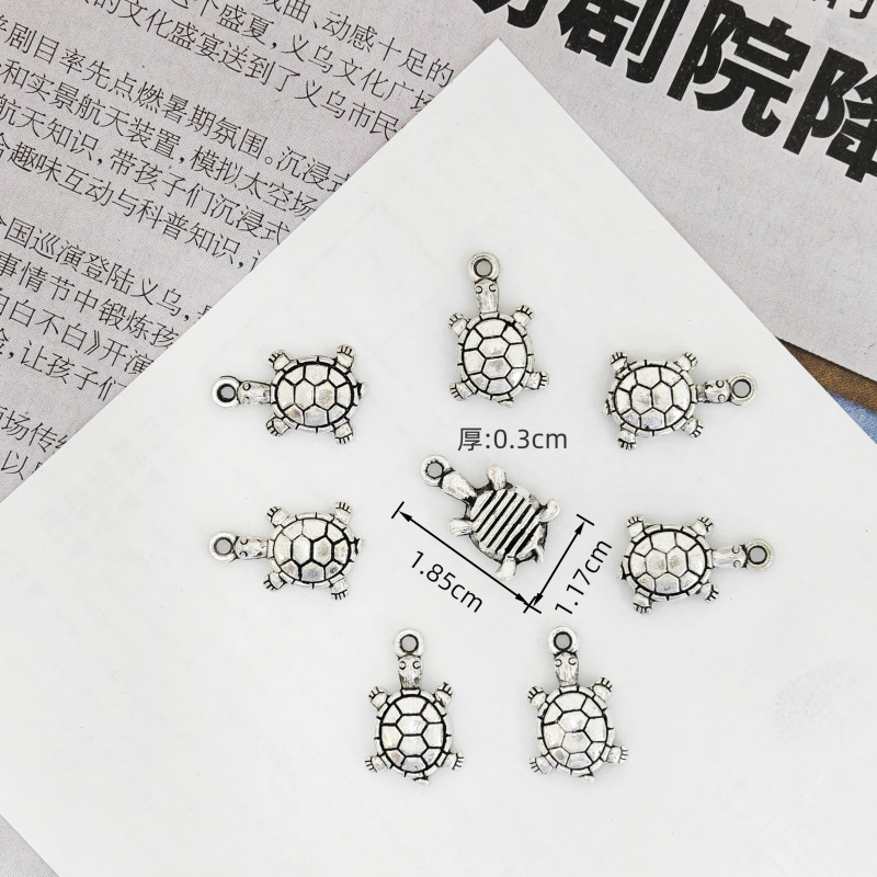 diy合金饰品配件海洋生物海龟挂件 手链项链复古吊坠材料跨境热销详情31