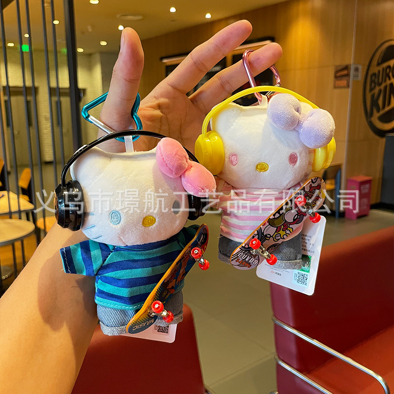 hellokitty small pendant, bag pendant, plush toy, kitty cute Kitty Kitty, official kt cat doll pic 9