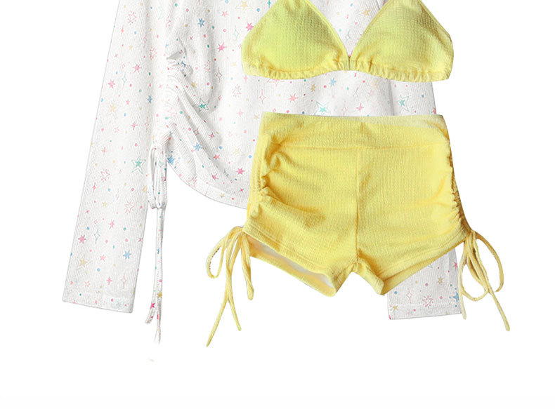 Swimsuit Women 2025 New style Two-piece Bikini Three-piece set with star print long-sleeved Sun protection vacation Bikini -125152 pic 16