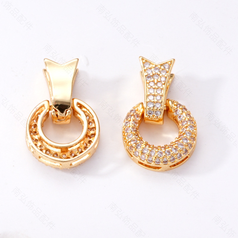 Zhuji pearl necklace buckle 8-shaped buckle, handcrafted end buckle, connecting buckle, mother-and-child buckle, sweater chain, universal buckle, DIY accessories pic 10